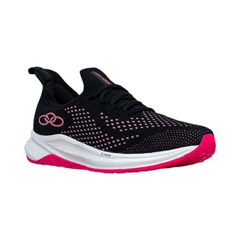 Tenis-de-Corrida-Preto-e-Rosa-Essencial-|-Olympikus-Tamanho--33---Cor--PRETO-0